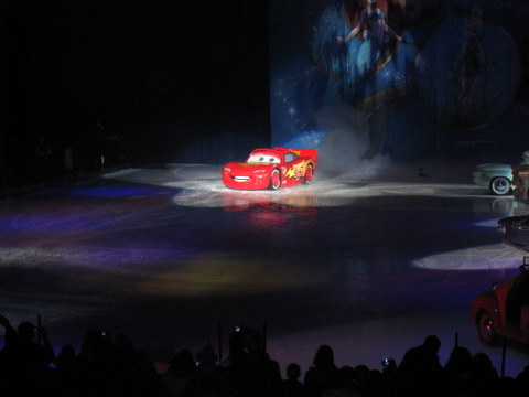 Lightning McQueen on ice