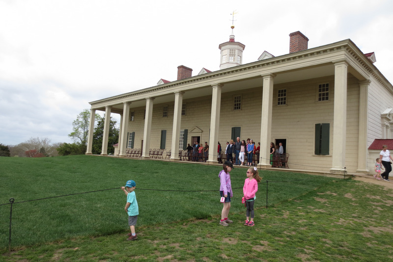 The front of Mount Vernon