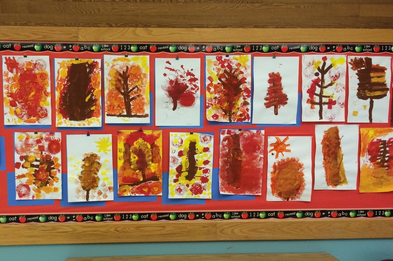 Kindergarten trees