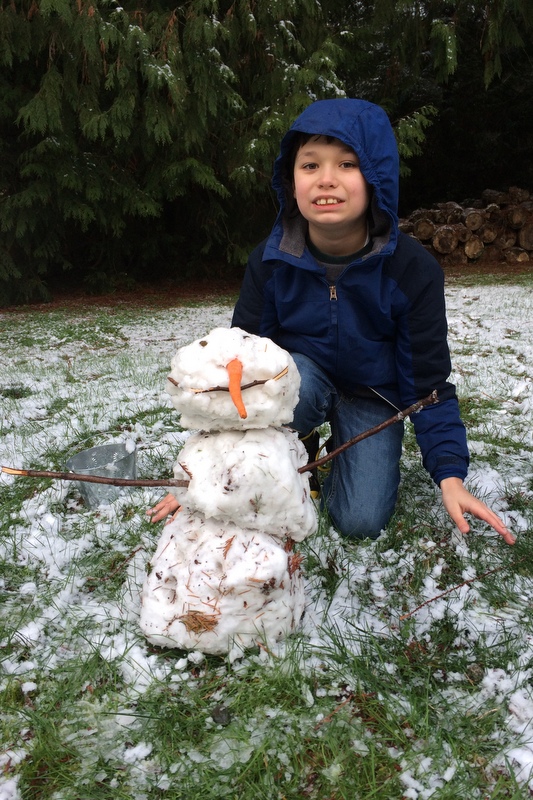 Tad's snowman